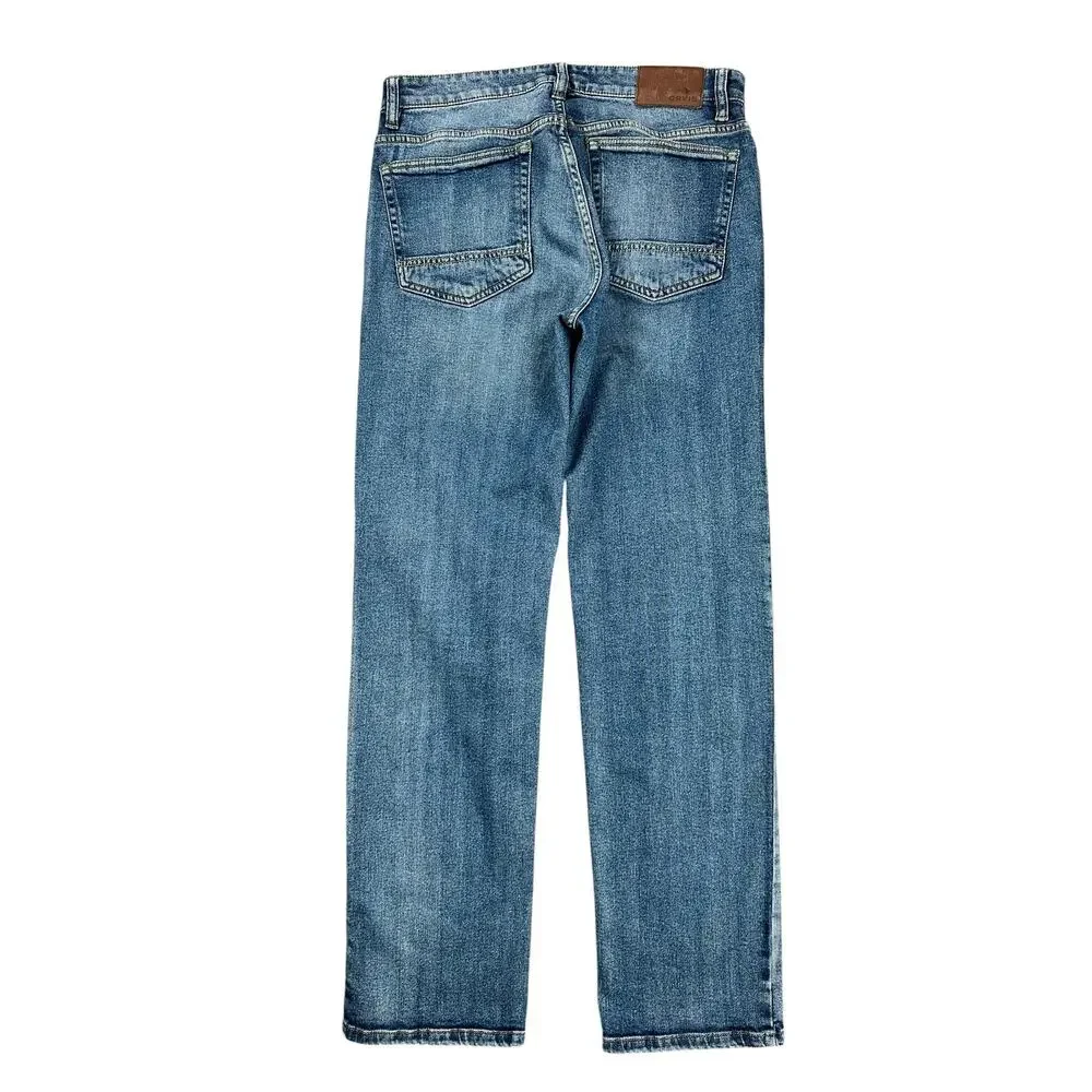Orvis Men's Straight Jeans - Medium Blue Wash